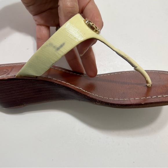 Tory Burch Cameron wedge thong sandal size 9 1/2 - Picture 8 of 9